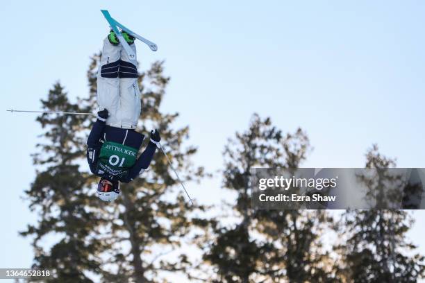 Brodie Summers of Team Australia takes a run for the Men's Mogul Qualification during the Intermountain Healthcare Freestyle International Ski World...