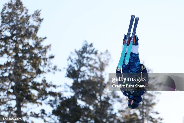 Bradley Wilson of Team United States takes a run for the Men's Mogul Qualification during the Intermountain Healthcare Freestyle International Ski...