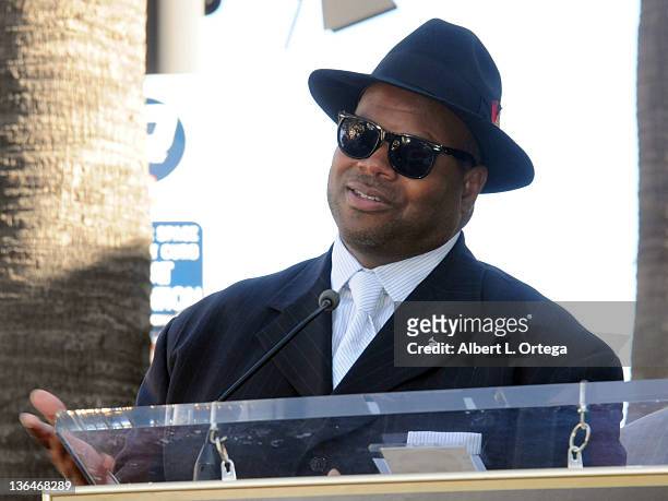 Producer Jimmy Jam at the Boyz II Men Hollywood Walk Of Fame ceremony held at 7060 Hollywood Blvd on January 5, 2012 in Hollywood, California.