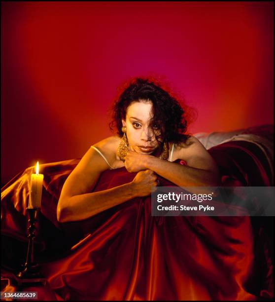 American opera singer Maria Ewing as she appears in the role of Salome, at the National Theatre, London, May 1989.