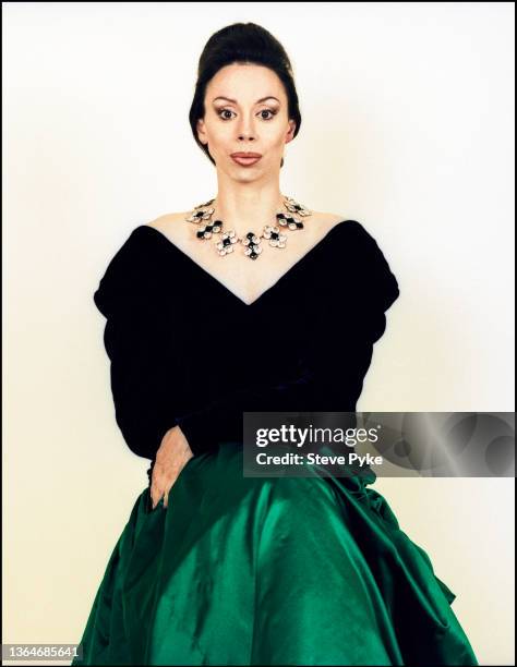 American opera singer Maria Ewing as she appears in the role of Salome, at the National Theatre, London, May 1989.