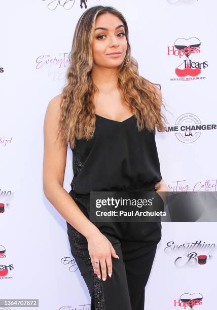 Social Media Personality / CoVision Co-Founder Sami Brielle attends The Everything Hazel collection's pink carpet event on January 14, 2022 in Los...