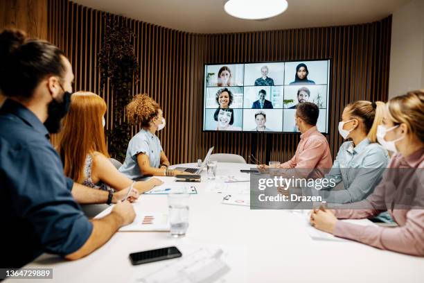 Videoconference Mask 2,204 Conference Room Meeting Mask Stock Photos, High-Res Pictures, and ...