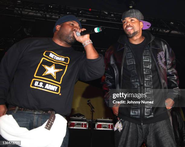 Raekwon and Ghostface Killah perform at Best Buy Theater on December 29, 2010 in New York City.