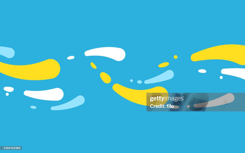 Splash Abstract Flow Hintergrunddesign