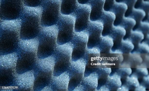 sound absorbing cotton silhouette - abstract sound stock-fotos und bilder