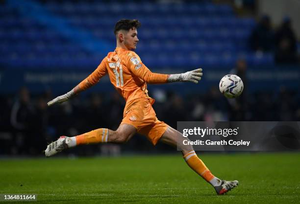 Bolton goalkeeper James Trafford during the Sky Bet League One match between Bolton Wanderers and Ipswich Town at University of Bolton Stadium on...