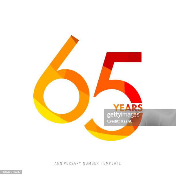 modern colorful anniversary logo template isolated, anniversary icon label, anniversary symbol stock illustration - number 55 stock illustrations