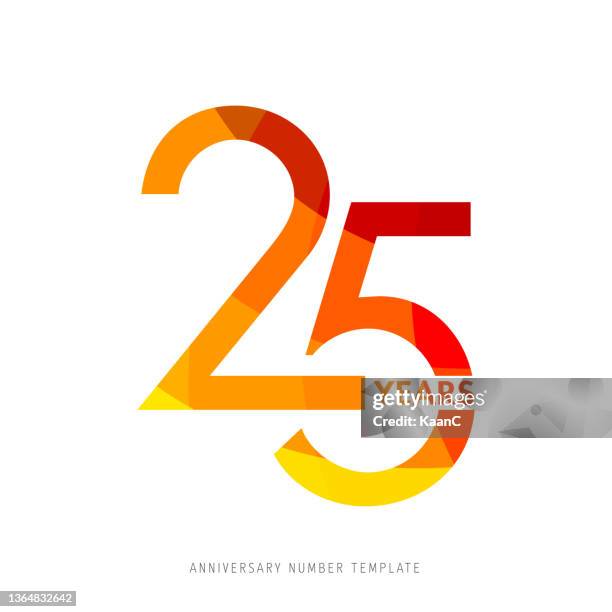 ilustrações de stock, clip art, desenhos animados e ícones de modern colorful anniversary logo template isolated, anniversary icon label, anniversary symbol stock illustration - number 40