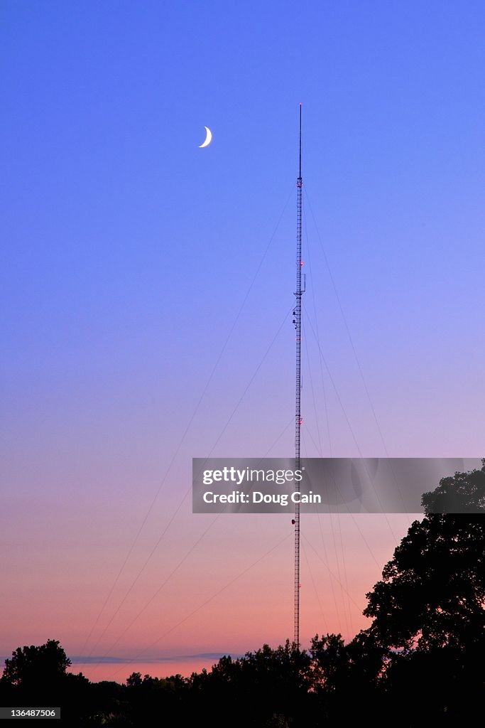 Signal Tower at twilight