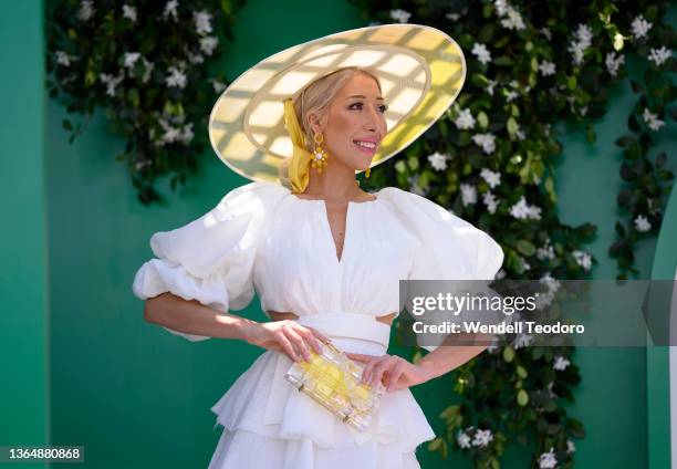 Milano Imai attends the Magic Millions race day at the Gold Coast Turf Club on January 15, 2022 in Gold Coast, Australia.