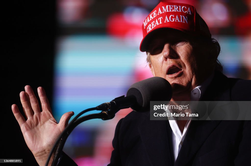 Former President Donald Trump Holds Rally In Florence, Arizona