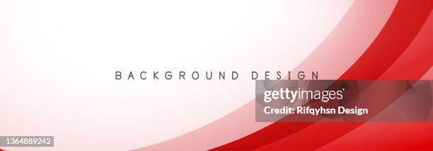 abstraktes rot-weißes farbverlaufs-fluid-wave-hintergrundbanner-design. moderner futuristischer hintergrund. kann für zielseiten, buchcover, broschüren, flyer, zeitschriften, brandings, banner, header, präsentationen und hintergrundbilder verwendet wer - roter hintergrund stock-grafiken, -clipart, -cartoons und -symbole