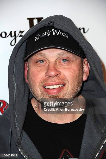 Vince Lozano attends the Boyz II Men Hollywood Walk Of Fame star after party at Rolling Stone Restaurant & Lounge on January 5, 2012 in Los Angeles,...