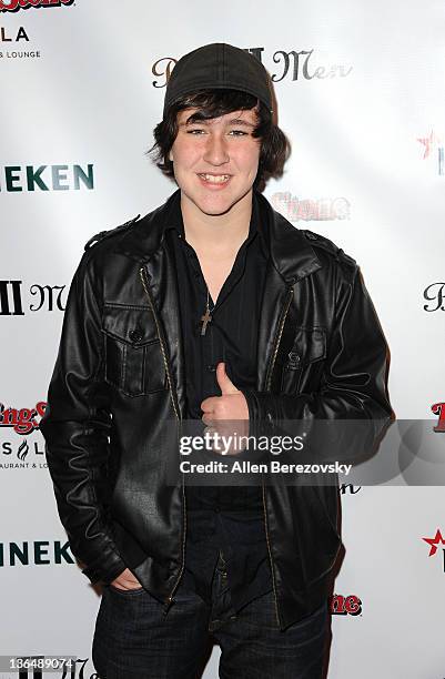 Actor Noah Dahl attends the Boyz II Men Hollywood Walk Of Fame star after party at Rolling Stone Restaurant & Lounge on January 5, 2012 in Los...