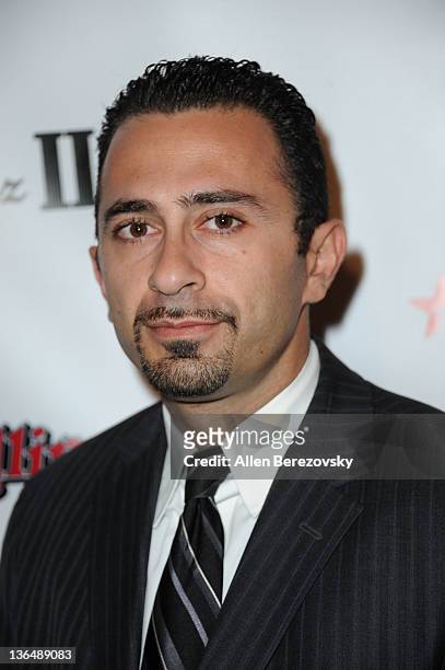 Producer Arsen Bagdasaryan attends the Boyz II Men Hollywood Walk Of Fame star after party at Rolling Stone Restaurant & Lounge on January 5, 2012 in...