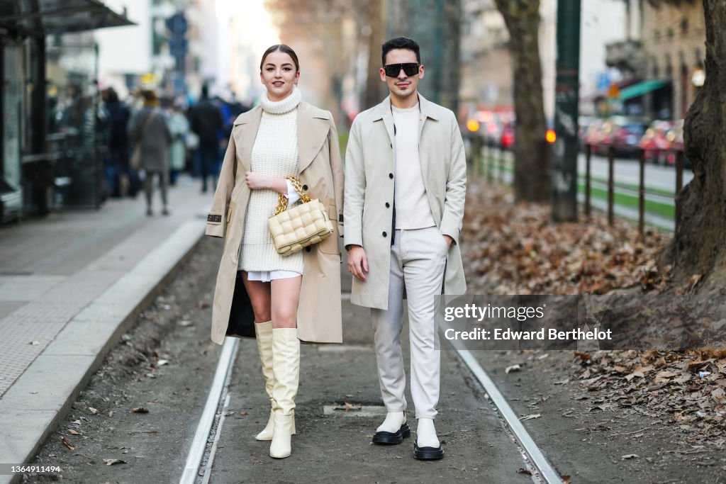 Street Style - Day 2 - Milan Men's Fashion Week - Fall/Winter 2022/2023