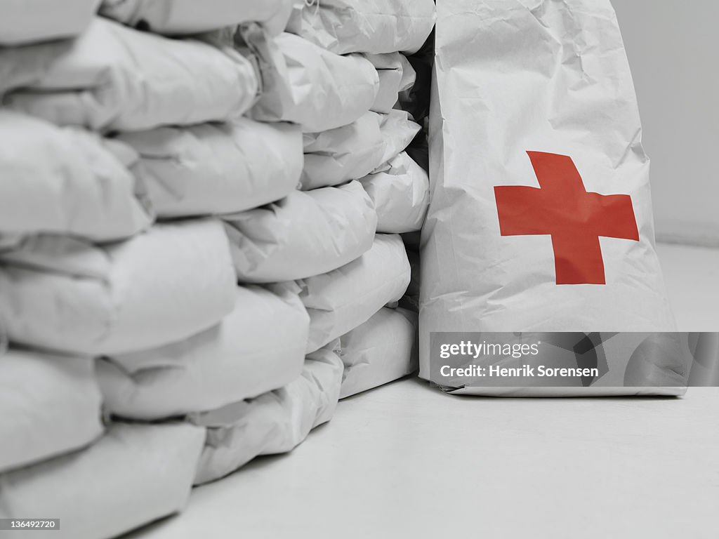 Bags with emergency Aid