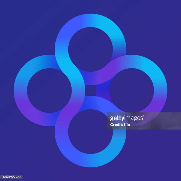 infinity loop circle rahmen - eternity stock-grafiken, -clipart, -cartoons und -symbole