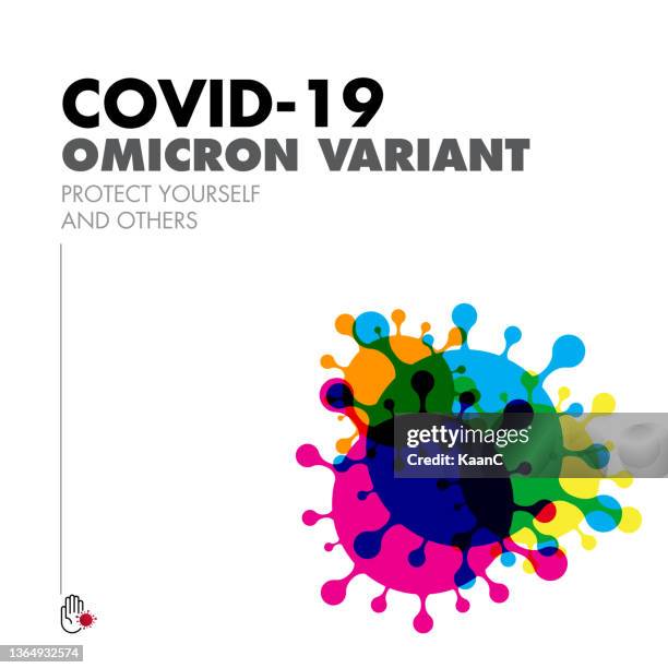 omicron variant of coronavirus outbreak influenza as dangerous flu strain cases as a pandemic concept banner flat style illustration, omicron of covid-19 stock illustration stock illustration - vaccination india stock illustrations