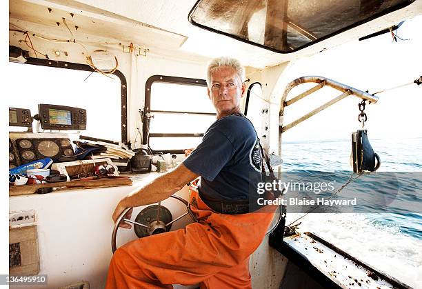 small business fisherman - trawler stock-fotos und bilder