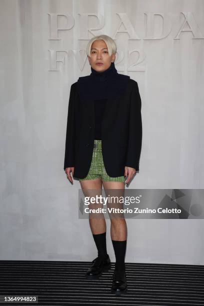 Bryanboy attends Prada Fall/Winter 2022/2023 Menswear Fashion Show on January 16, 2022 in Milan, Italy.