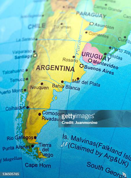 sud de l'argentine - province de santa cruz argentine photos et images de collection