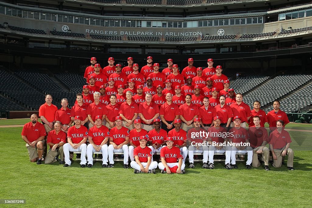 Texas Rangers 2011 Team Photo