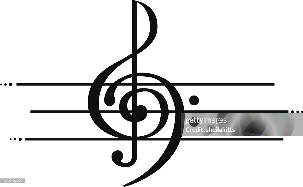 Treble and Bass Clef