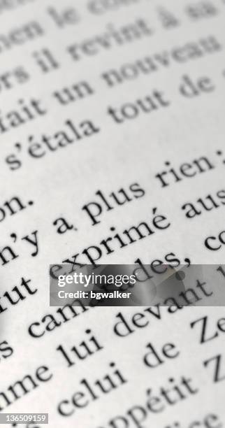 french text book - french language stock pictures, royalty-free photos & images