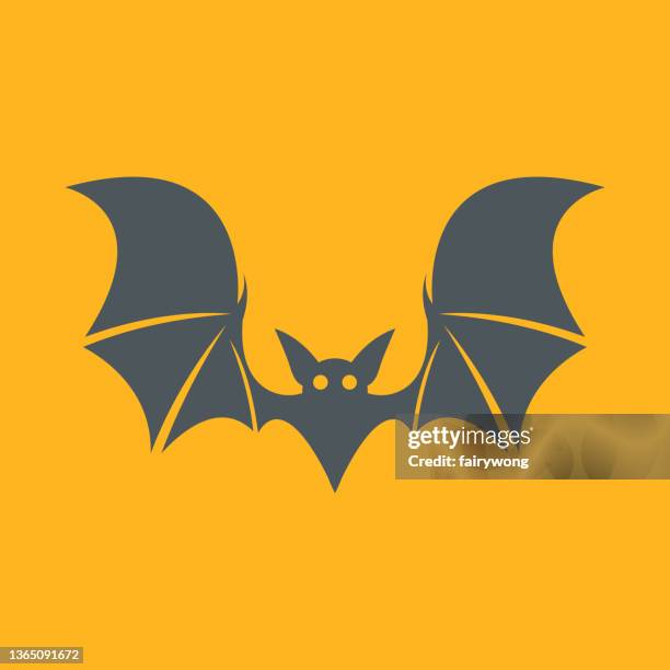 bat icon - spider bite stock illustrations