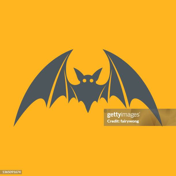 bat icon - spider bite stock illustrations