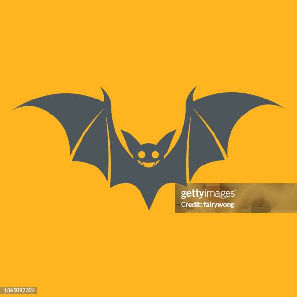 bat icon - vampire silhouette stock illustrations