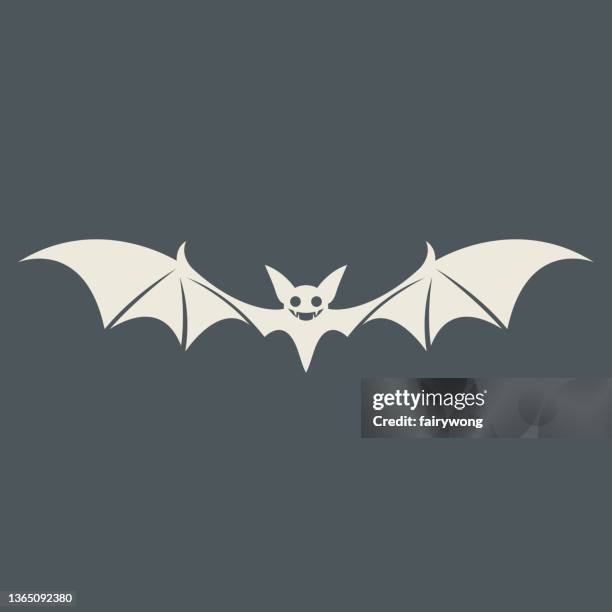 bat icon - spider bite stock illustrations