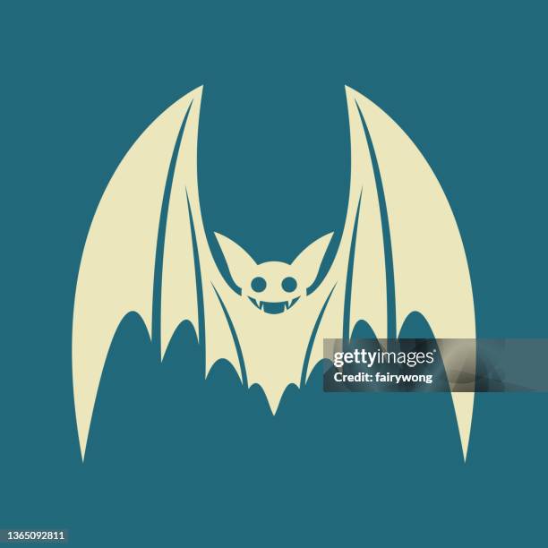 bat icon - vampire silhouette stock illustrations