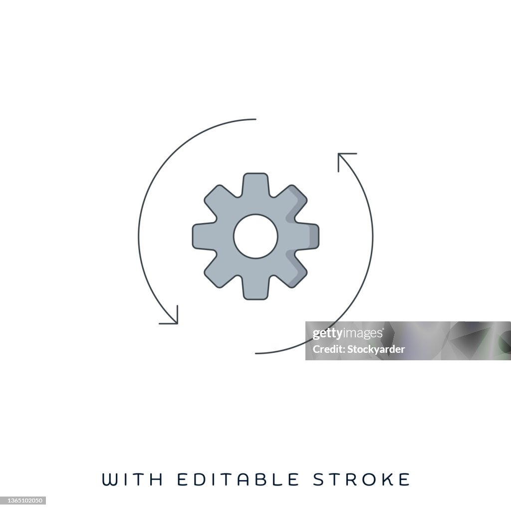 Work Up Flat & Line Icon