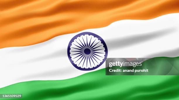 indian independence day - indian republic day - indian national flag - stock photo - indian politics and governance stock-fotos und bilder