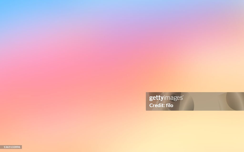 Subtle Smooth Gradient Sunset Background