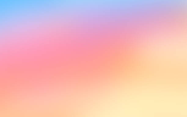 subtle smooth gradient sunset background - spring background stock illustrations