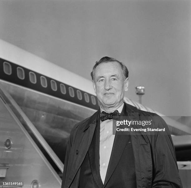 British writer Ian Fleming , author of the James Bond series of spy novels, UK, 18th January 1964.