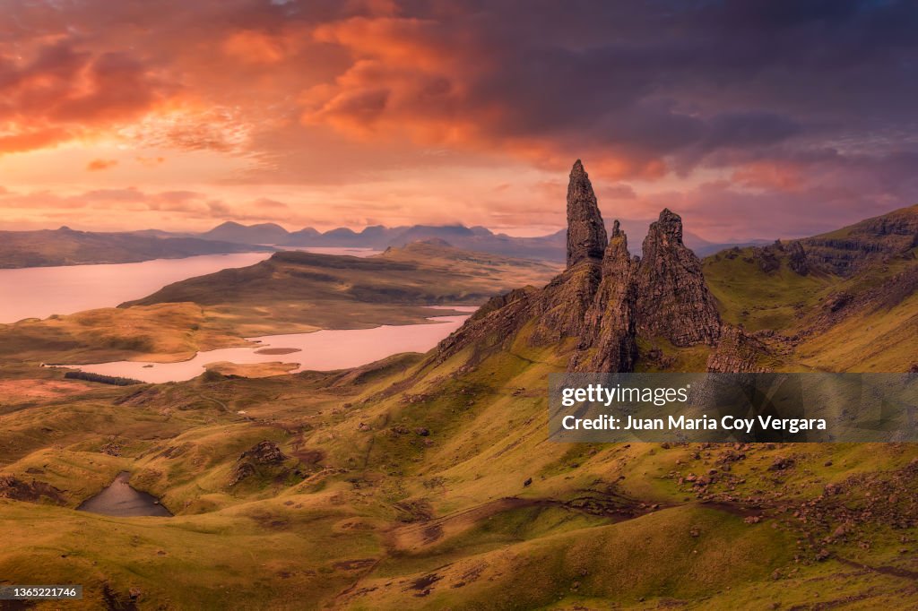 The early hours of the morning at The Old Man of Storr - Isle of Skye (Trotternish, Scotland)