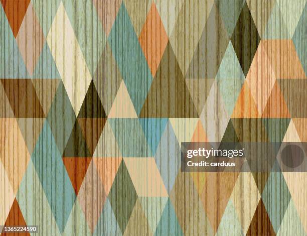 seamless  wood  textured  geometric  pattern - laminated plastic stock illustrations