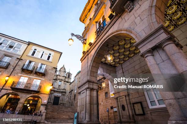 city hall, ourense, spain - ourense 個照片及圖片檔