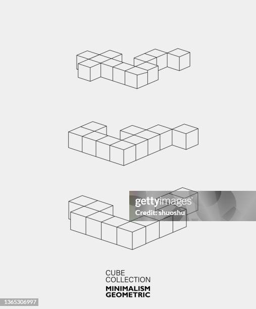 Outlined Rounded Isometric Cube Isometric Cube Outline Photos and Premium High Res Pictures - Getty Images