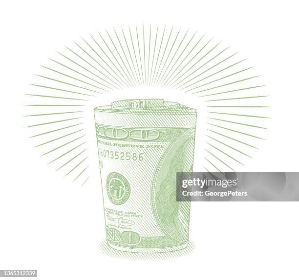 money roll - money roll stock illustrations