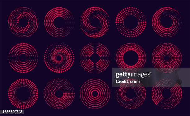 circle design elements - designelement stock illustrations