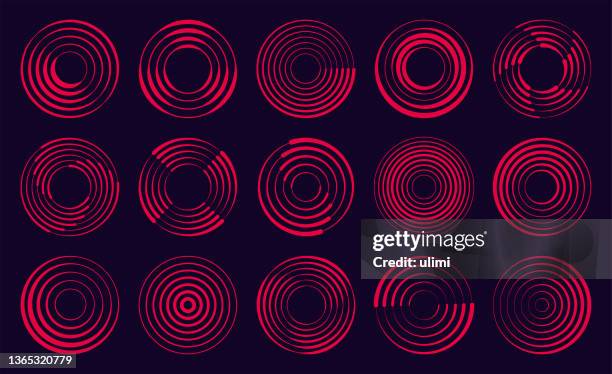 illustrations, cliparts, dessins animés et icônes de éléments de conception de cercle - spirale