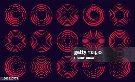 Circle design elements Circle design elements