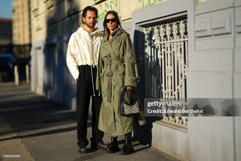 Street Style - Day 4 - Milan Men's Fashion Week - Fall/Winter 2022/2023