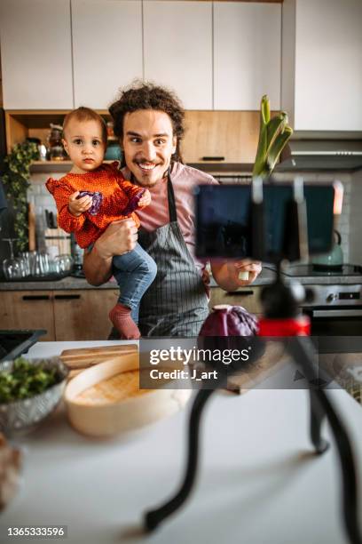 having fun in the kitchen - tripod fish stock pictures, royalty-free photos & images